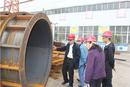 熱烈歡迎：三門(mén)峽公鐵大橋項(xiàng)目部到偉志鋼模板廠家參觀考察