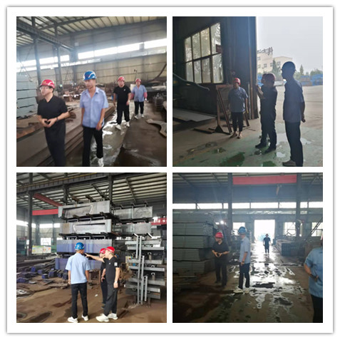 歡迎中交路橋華北工程的項目領(lǐng)導到偉志模板